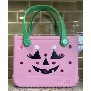 Bitty Bogg O'Lantern Tote-Pink W Green Handles- NWT Limited Edition Fast Ship!